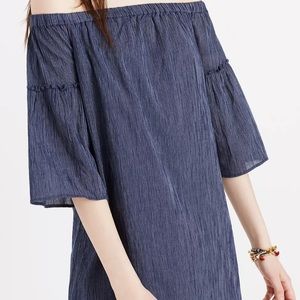 Madewell Off-the-Shoulder Bell-Sleeve Dress, Size 4